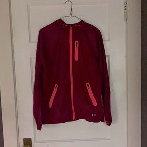 Purple Under Armour Windbreaker
